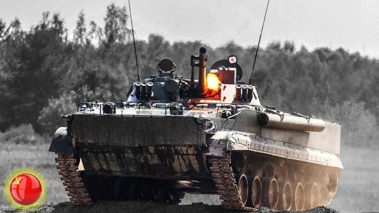 图片:传统BMP-3步兵战车的炮塔武器系统并不适合城市作战。