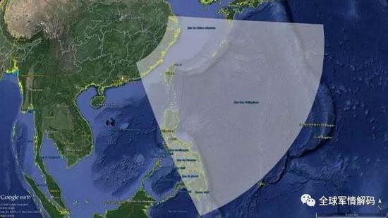 中国天波雷达可以覆盖西太平洋