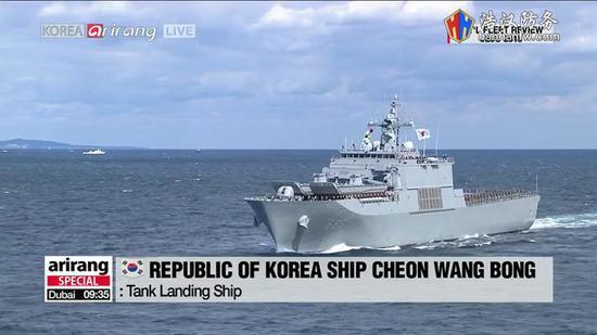 第六艘是韩国海军的最新型的两栖登陆舰,天王峰级首舰686天王峰号。