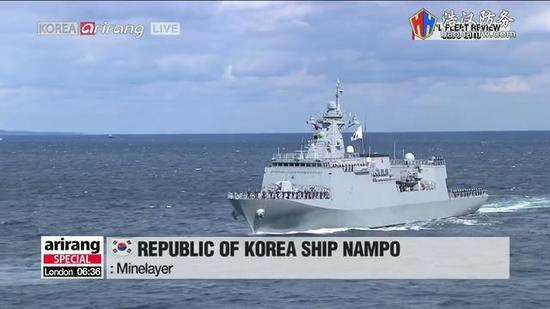 第七艘是韩国海军的最新型布雷舰兼试验舰,南浦级570南浦号。