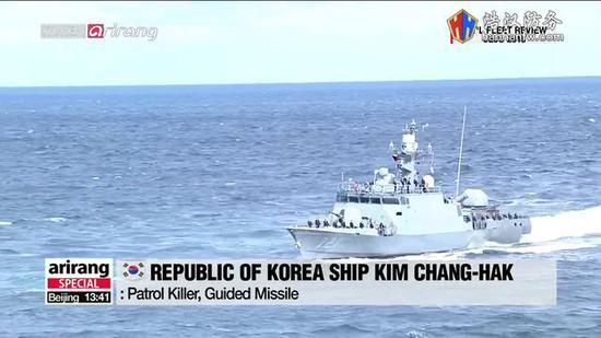 第十四艘是韩国海军的导弹艇,尹永夏级的721金昌学号。
