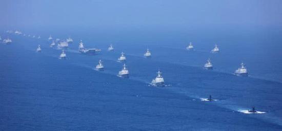 4.12南海大阅兵上的豪华阵容