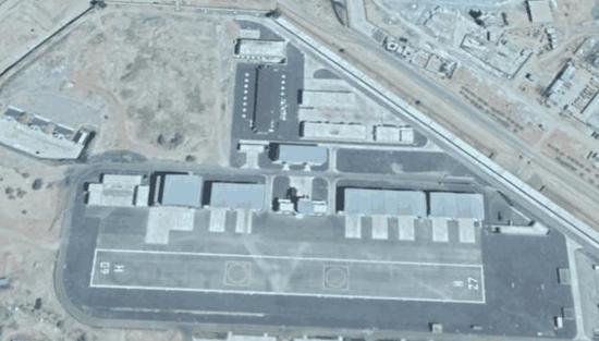 图片:外媒披露的吉布提保障基地直升机场