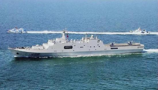 ▲中国的071型综合登陆舰
