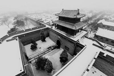 雪后的宛平城 供图TAKEFOTO