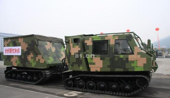 ▲净水型JM8“骏马”全地形车(图片来源:见水印)