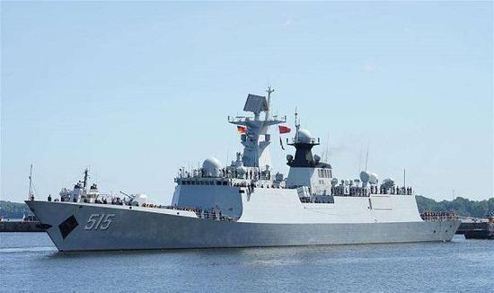 中国海军054A护卫舰,它采用海鹰雷达