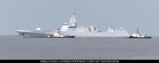 图片:055首航图,感谢原作者