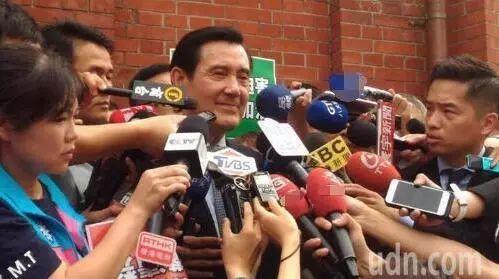 ▲15日被判有罪后,马英九对记者表示会上诉到底