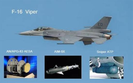 (F-16V的主要升级项目还是放在了航电雷达方面)