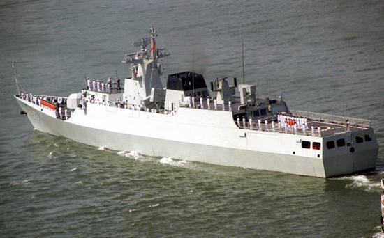 图注:056型轻型护卫舰