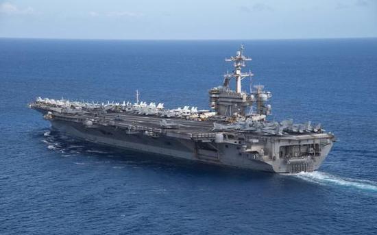 资料图:美国海军罗斯福号航母(CVN-71)