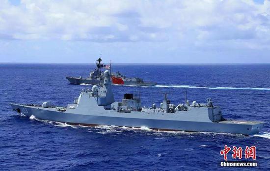 RIMPAC-2016演习中,美方对153舰的建造工艺水平给予了极高评价