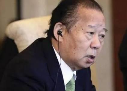 资料图:日本自民党干事长二阶俊博