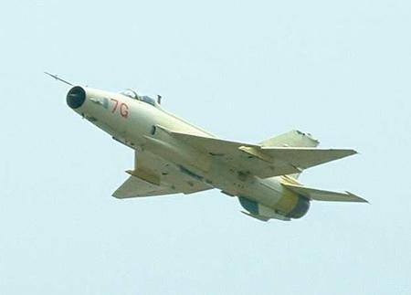 歼-7G原型机,这也是歼-7系列最后的改进型