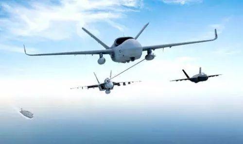 美海军使用无人空中加油机的设想图