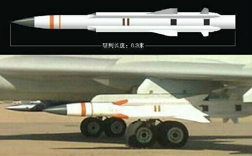 图为鹰击12反舰导弹