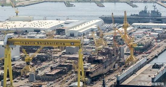 红圈处为正在建造的DDG-125伯克2A,将被改装为伯克3的首舰