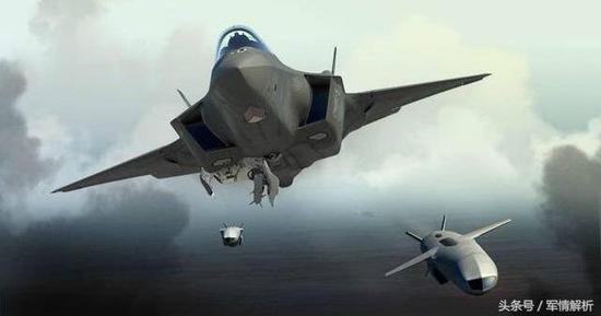 (F35B可以内置反舰导弹)