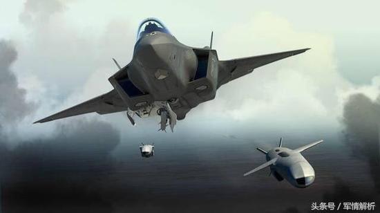 (F35可以携带两枚“JSM”反舰导弹)