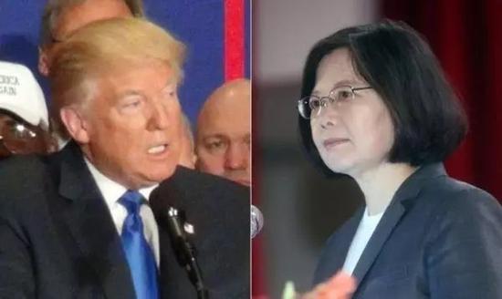 特朗普和蔡英文