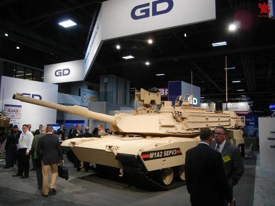 ▲M1坦克最新改进型M1A2SEPV3