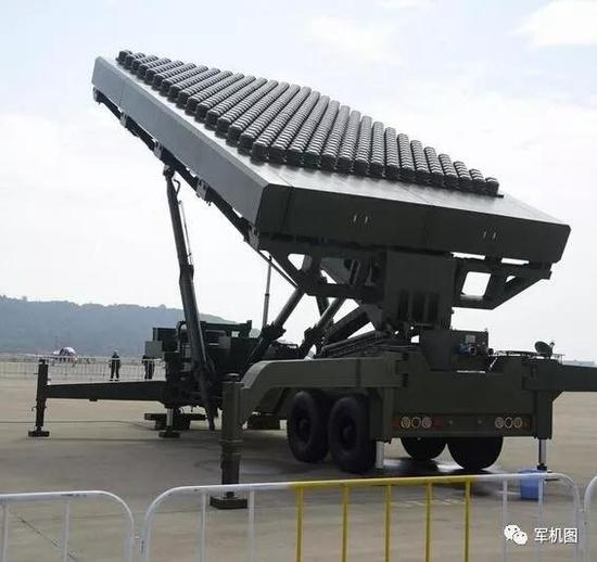 图注:中国JY-26型米波特高频(UHF)波段三座标警戒雷达