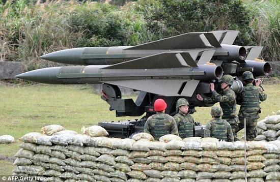 台军防空主力“霍克”导弹
