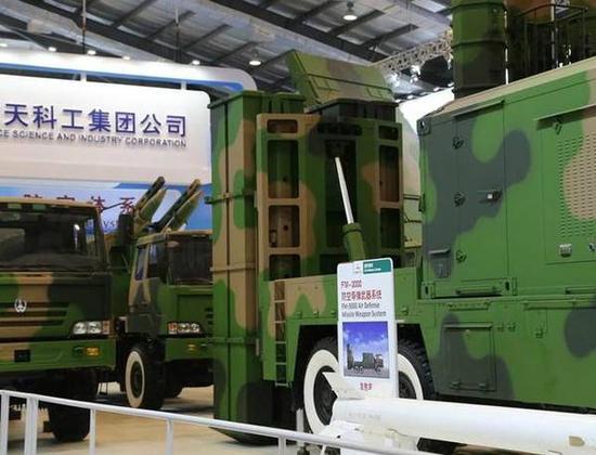 FM-3000防空系统的导弹体积和重量比较小巧,增加了载弹量