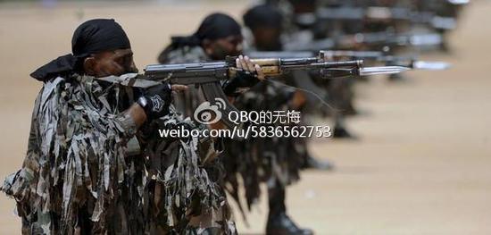 斯里兰卡特种部队的81—1式步枪
