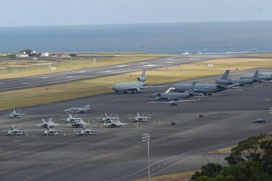 拉日什空军基地,美国空军的KC-10A、KC-135R和陆战队的F/A-18D