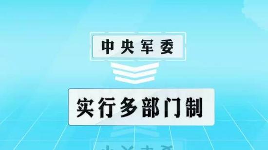 军委机关由总部制改为多部门制