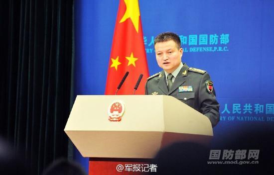 国防部发言人杨宇军