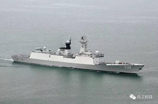 图注:538“烟台”舰