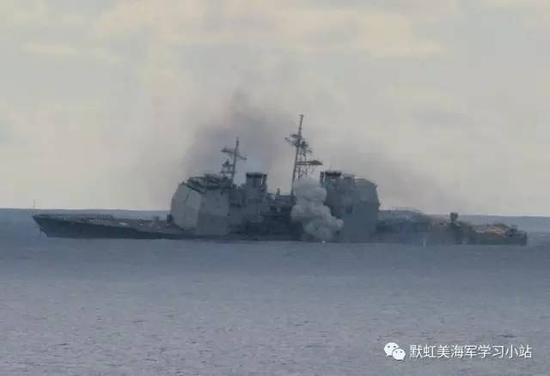 CG 50, USS Valley Forge直接被当靶子打沉了!