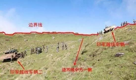 △外交部公布的印军入侵证据