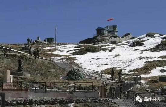 第17山地步兵师在锡金的一个边防哨所
