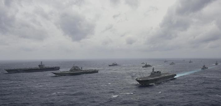 散了算求!美日印海上联演涉虚假宣传