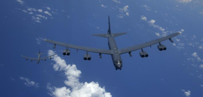 早晚付代价!美空军B52H轰炸机再闯我东海