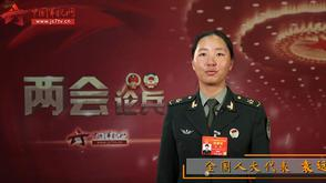 采访西藏军区女炮兵