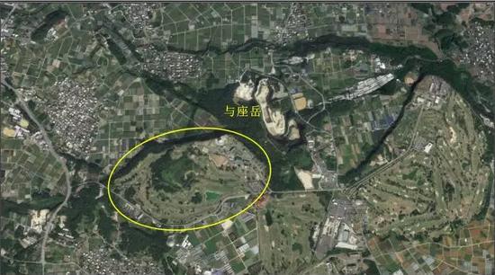 图7 与座岳雷达站卫星图(一)