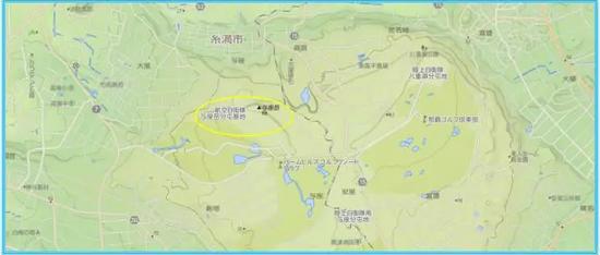 图3 日本航空自卫队与座岳雷达站位置示意图(三)