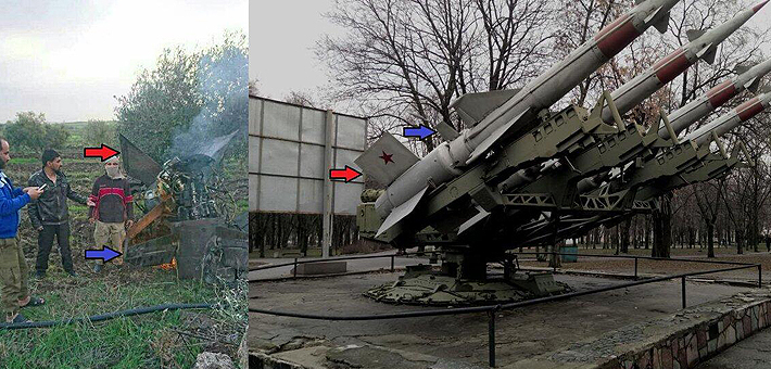 曝疑似击落以色列F16导弹残骸:系萨姆3