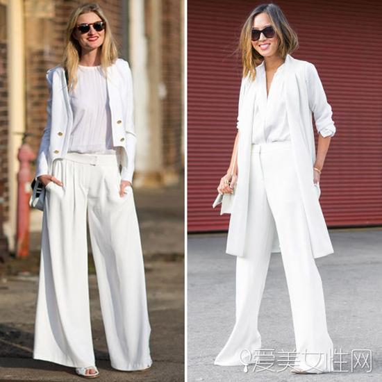 all white