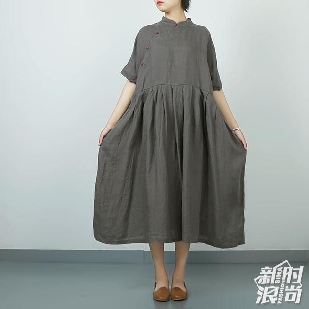 亚麻大褂