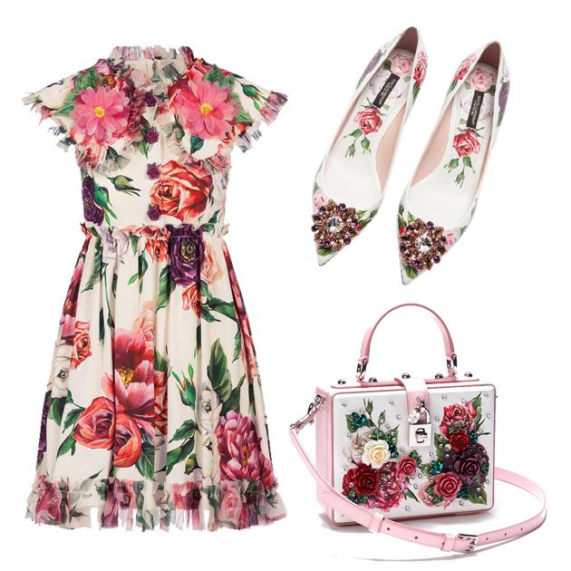 Dolce&Gabbana玫瑰印花系列
