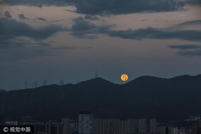 今晨北京又现美景 东边日出西山落月 简直美呆了_新浪图片