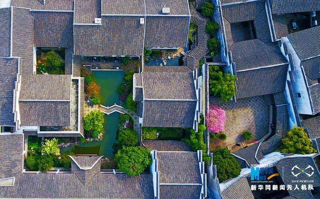 精致典雅的苏州园林小景.