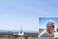 为了证明地球是平的，61岁的他坐上自制火箭