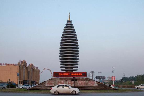 ▵河北雄安新区,容城县容和塔 图/视觉中国